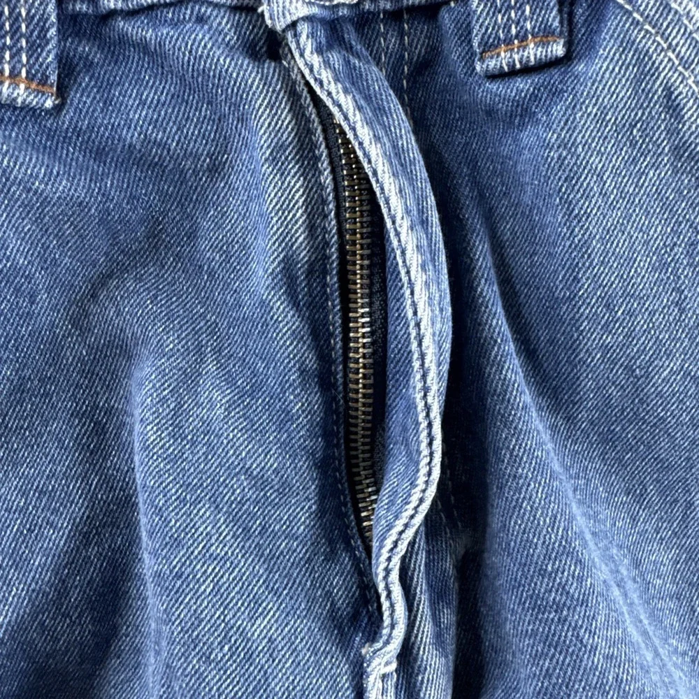 Vans Check-5 Loose Fit Straight Leg Mid-Rise Stonewash Blue Jeans Men's 31